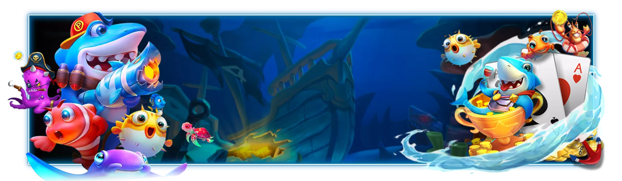 ภาพประกอบเกมอาร์เคดใต้น้ำของ 91pg